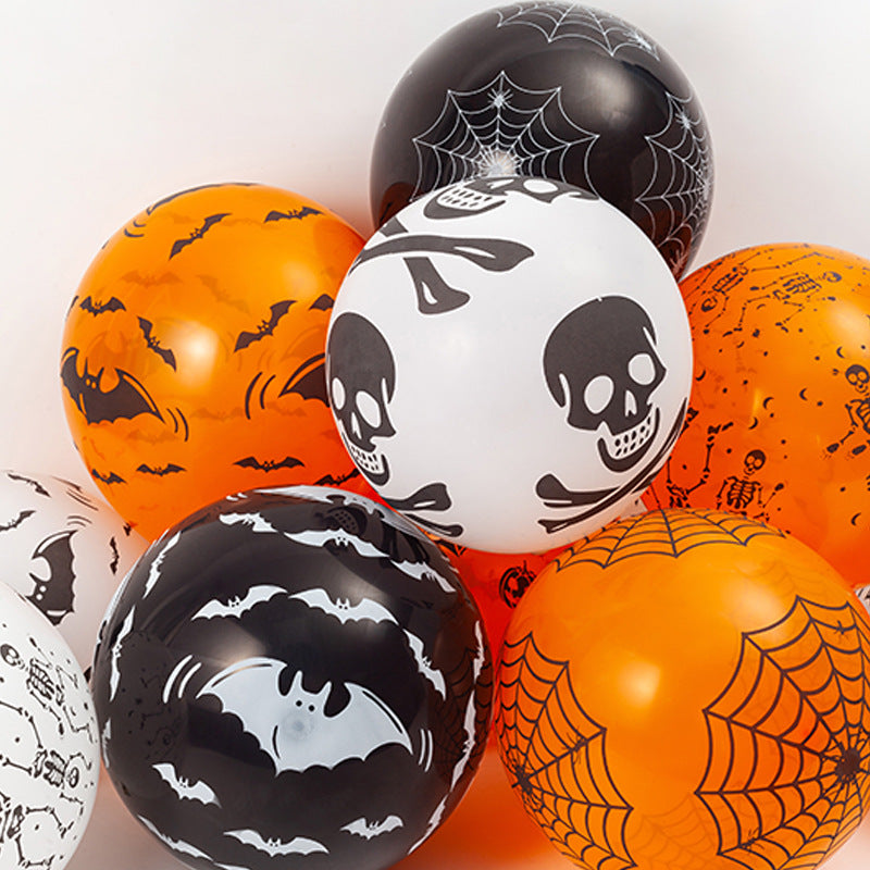 Halloween Skull Balloons (Set of Halloween Balloons)