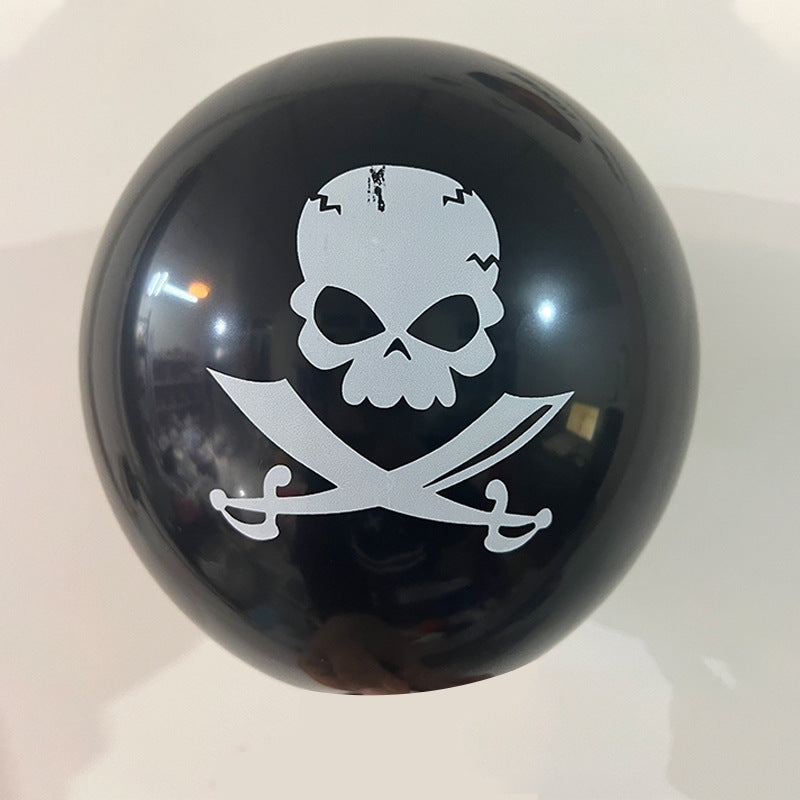 Halloween Skull Balloons (Set of Halloween Balloons)